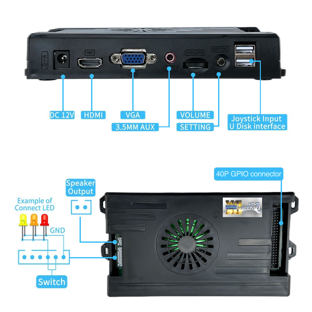 9800 in 1 Pandora Saga DX 2 Pl - Arcade Vibes ulasan dan harga