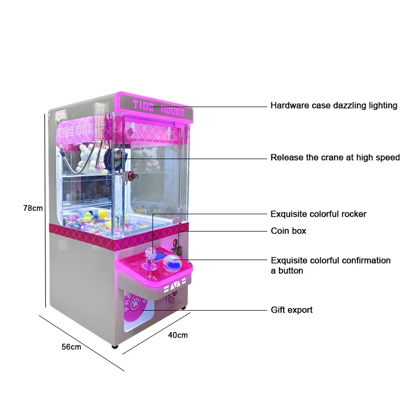 Mini Coin-Operated Arcade Claw - Arcade Toy Claw Vending Machine ulasan dan harga
