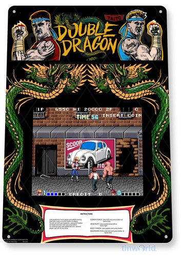 Double Dragon Arcade Sign, Cla - Arcade Games & Vending Llc Photos ulasan dan harga