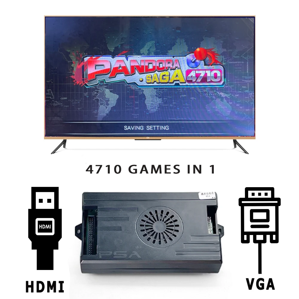 2 Player 4710 in 1 Pandora Sag - Trackball Controller Arcade ulasan dan harga