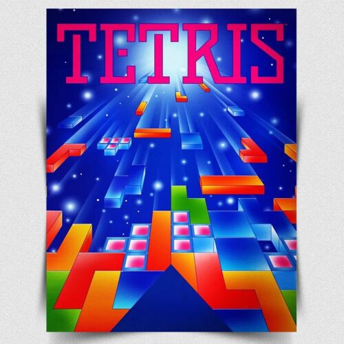 TETRIS METAL SIGN PLAQUE - Ret - Arcade Games & Vending Llc Photos ulasan dan harga