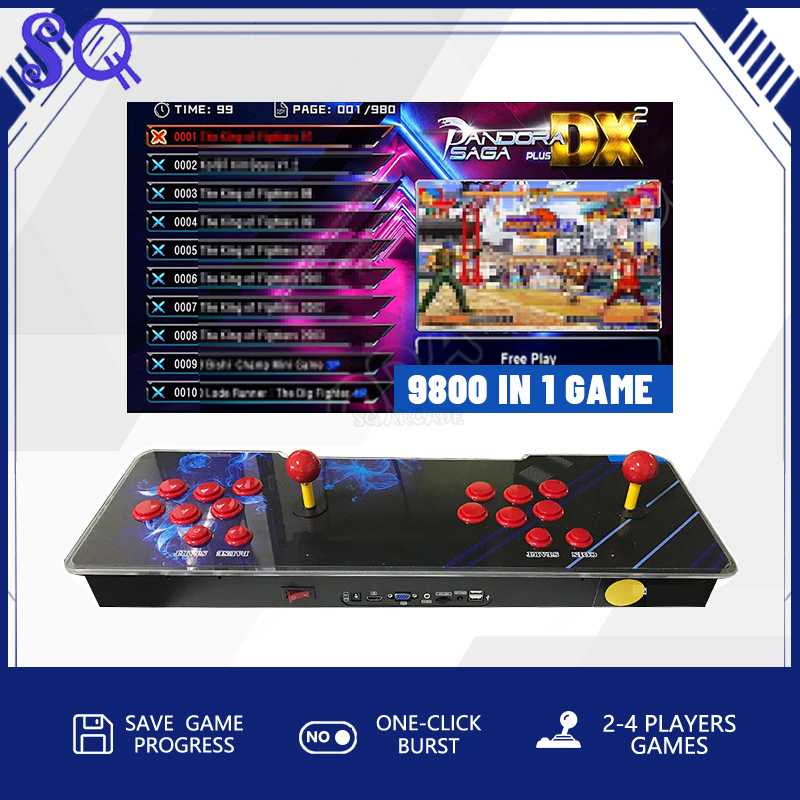 Pandora Saga DX 9800 All in On - Trackball Controller Arcade ulasan dan harga