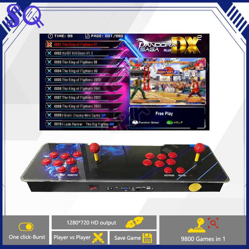 Pandora Saga DX 9800 All in On - Trackball Controller Arcade ulasan dan harga