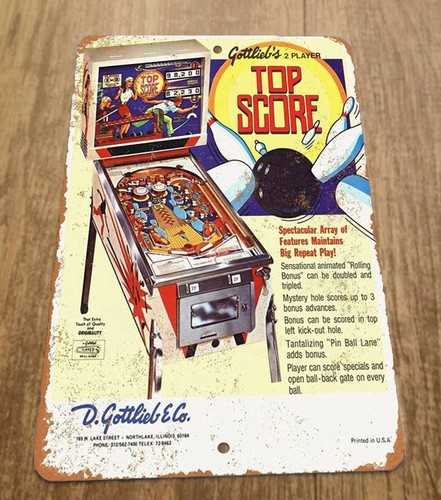 Gottliebs Top Score Pinball Ga - Arcade Games & Vending Llc Photos ulasan dan harga